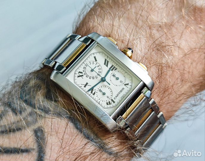 Cartier Tank Française Chronoflex