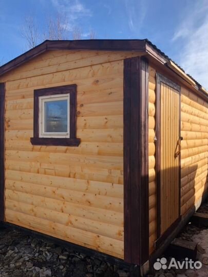 Перевозная баня 4.0 x 2.3 м