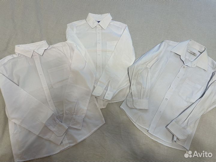 Рубашки,брюки школьные для мальчика 140