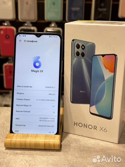 Honor X6 4/64gb Silver Как Новый