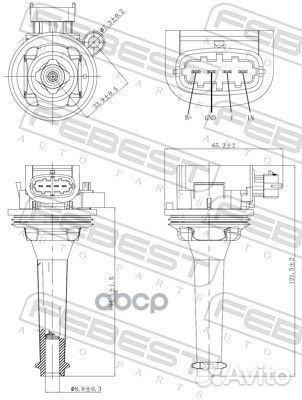 Катушка зажигания 27640001 Febest