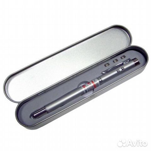 Ручка указка с лазером и фонариком