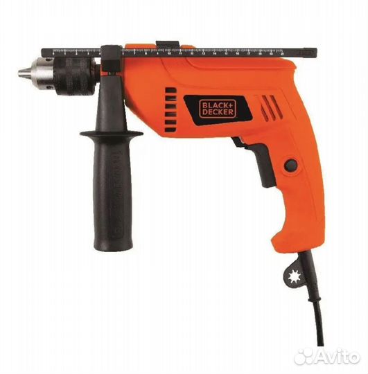 Дрель ударная black+decker