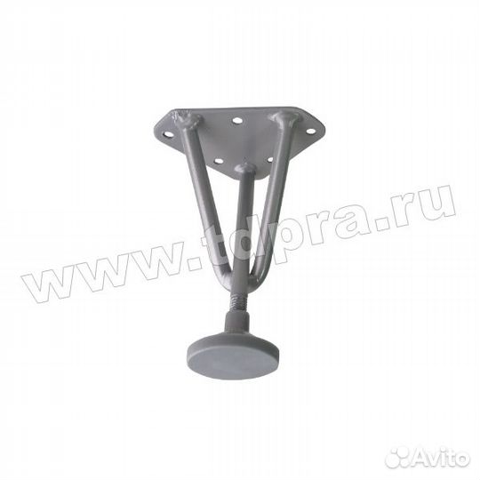 Опора малая loft 100 мм (RAL 9006) металлик