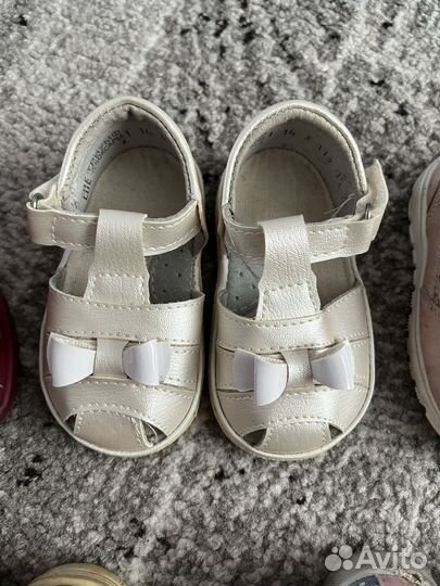 Обувь пакетом для девочки