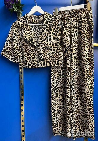 Двойка костюм леопардовое под заказ объявление продам