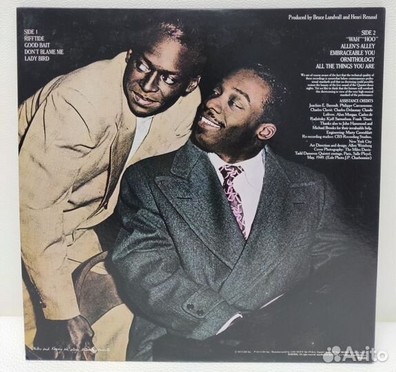 Jazz: Miles Davis / Tadd Dameron LP Japan 1977 MT