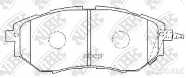 Колодки NiBK PN7499 PN7499 NiBK