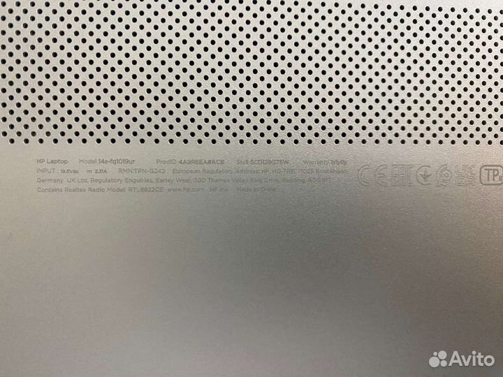 Hp 14-fq1019ur, AMD ryzen 5 5500/16gb/512gb