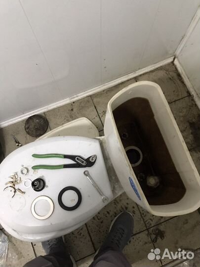 Установка монтаж унитаза