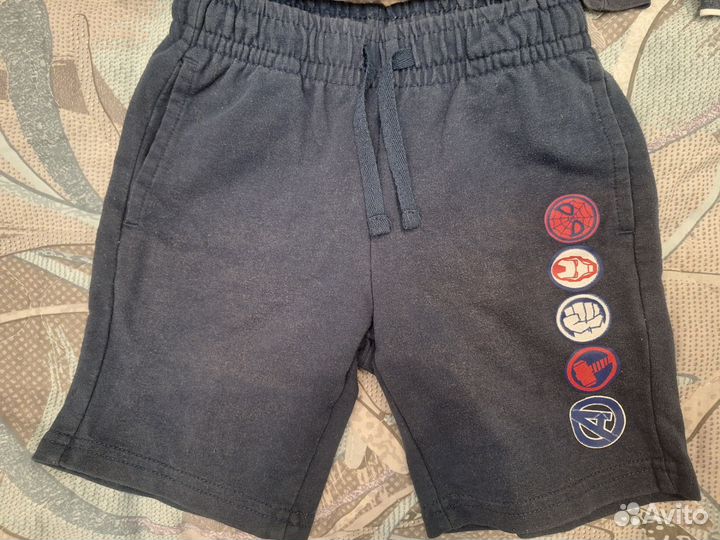 Одежда 116 пакетом вещи детские шорты футболки