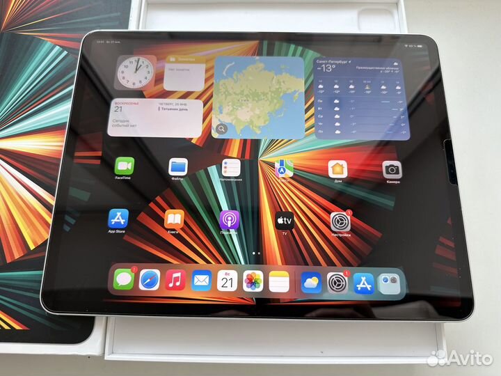 12.9 iPad Pro 5 M1 512 Wi-Fi+Cellular Silver 2021