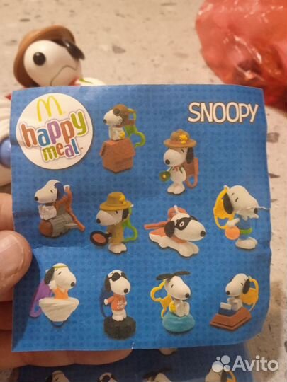 Happy meal Snoopy макдональдс