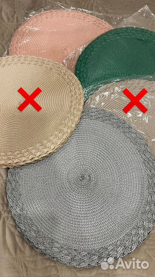 Салфетки на стол круглые