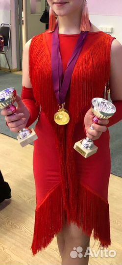 Платье для спортивных бальных танцев