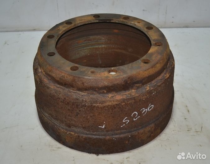 Тормозной барабан переднего моста, левый scania 3
