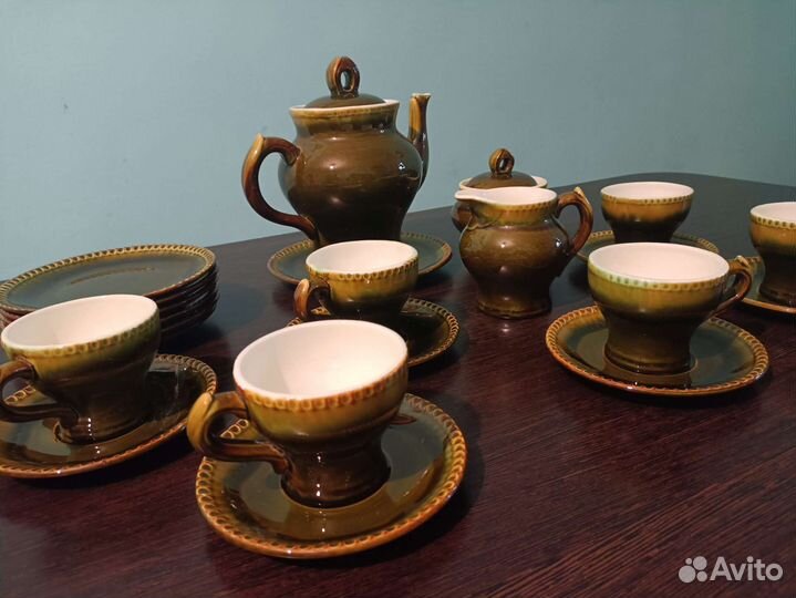 Сервиз кофейный чайный СССР зик Конаково
