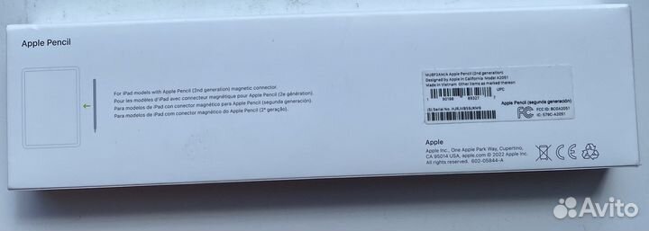 Стилус apple pencil 2