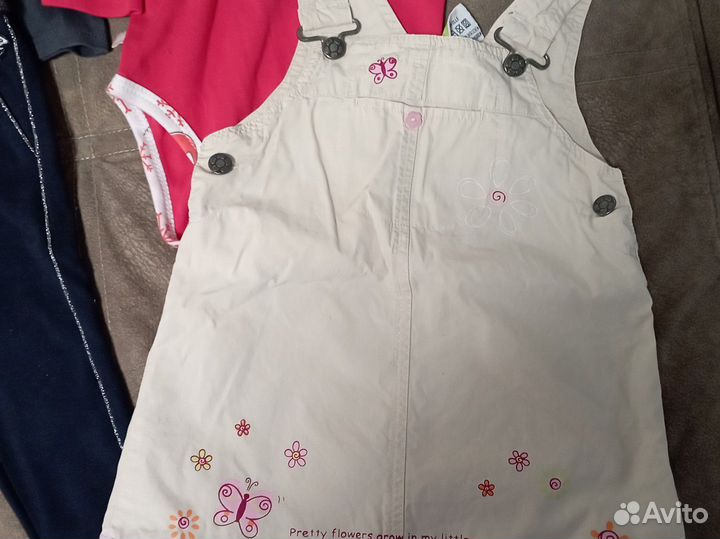 Вещи пакетом для девочки 80-86