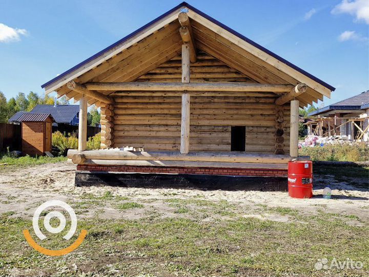 Срубы бань и домов