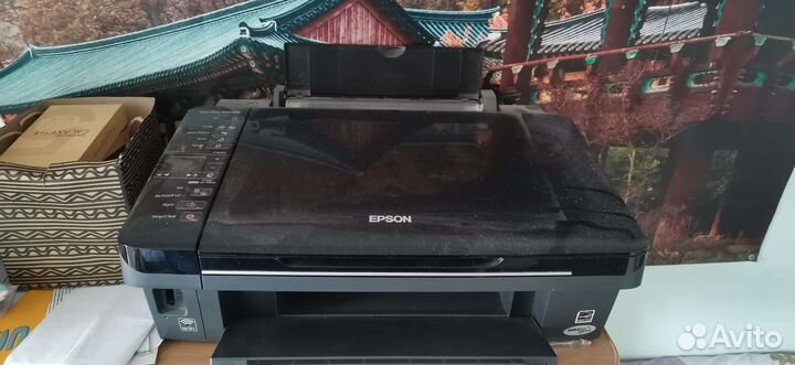 Цветной лазерный принтер мфу Epson sx420w