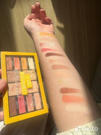 Палетка теней maybelline lemonade craze