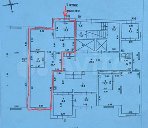Свободного назначения, 49 м²