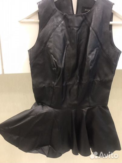 Женская кожаная жилетка