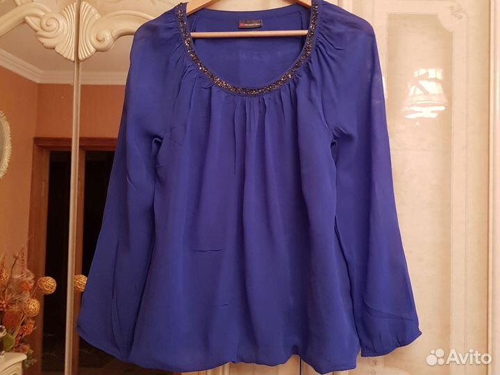 Блузон крепдешин 46-48р