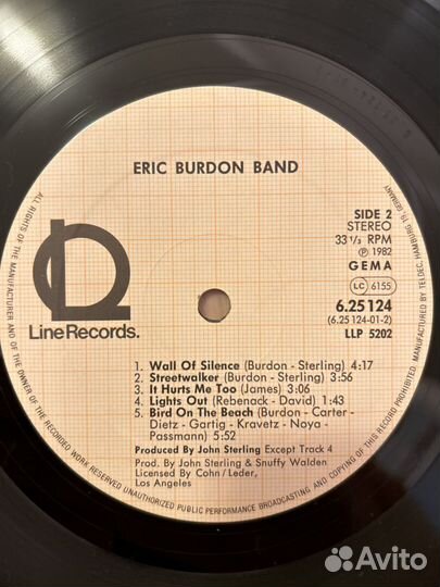 Eric Burdon - 2 LP (2 альбома) винил