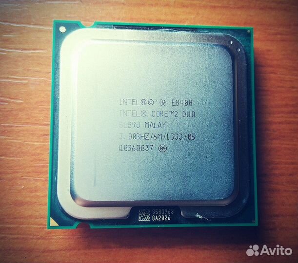 Intel Core2Duo E8400 3,0GHz Сокет 775