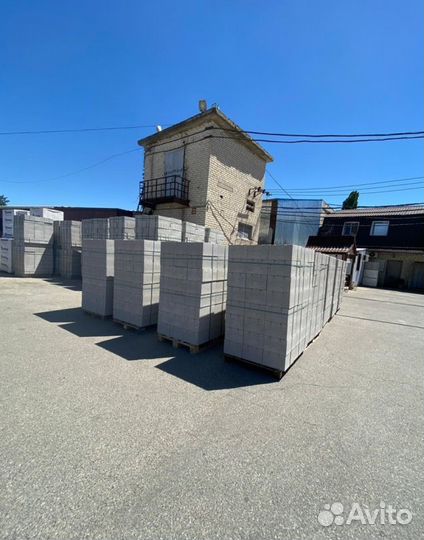 Пеплоблок М35 390х190х190