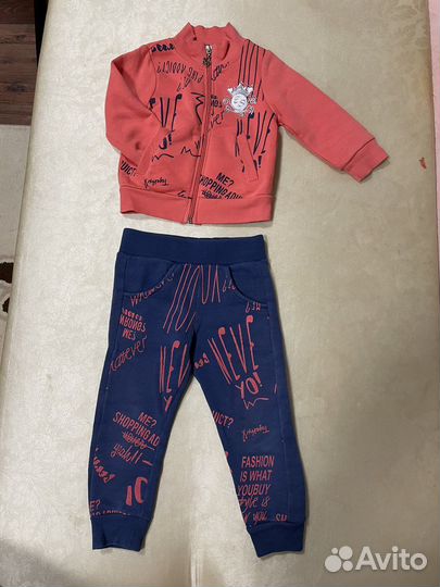 Спортивный костюм для девочки 1-2 года