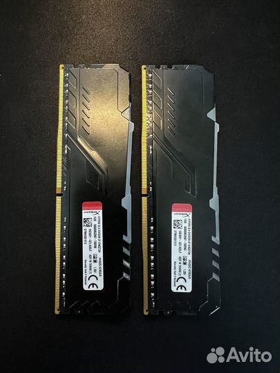 Оперативная память ddr4 Kingston fury RGB 2/8gb