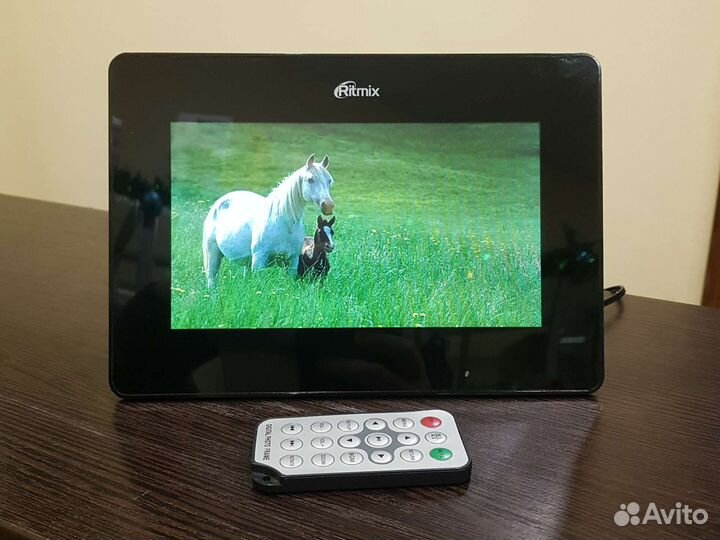 Цифровая фоторамка Ritmix RDF-703 слайд шоу видео