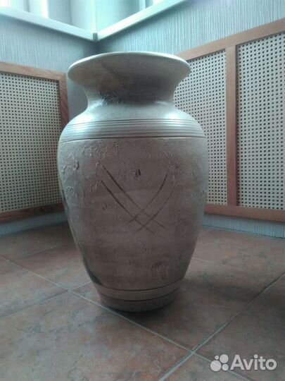 Ваза напольная керамическая