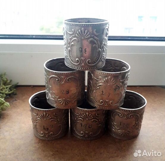 Кольца для салфеток мельхиор