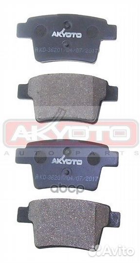 Колодки тормозные задние Akyoto AKD-36201