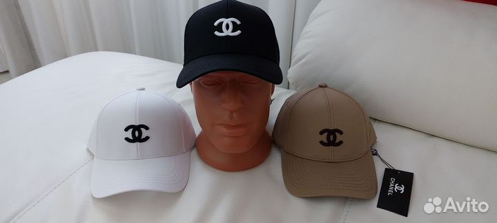 Бейсболка Chanel хлопок lux