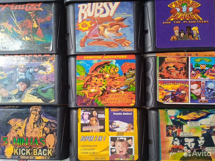 Игровые картриджи Sega