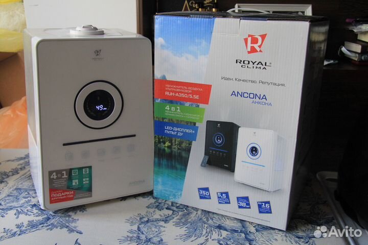 Увлажнитель воздуха ультразвуковой Royal Clima