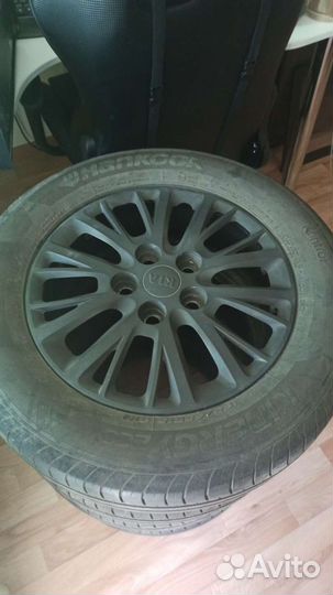 Колпаки Kia r15 black