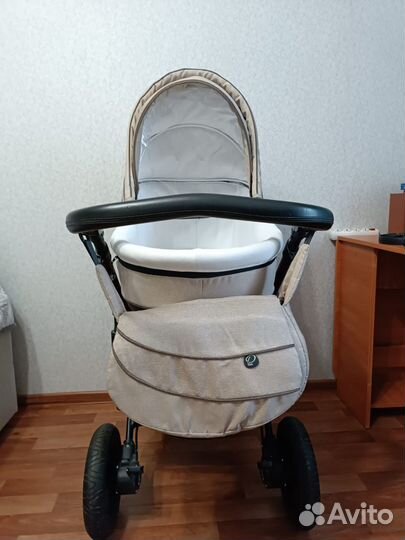 Коляска 3 в 1 tutis zippy pia бежевый лён