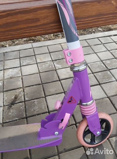 Самокат двухколесный rush action K-145A Purple