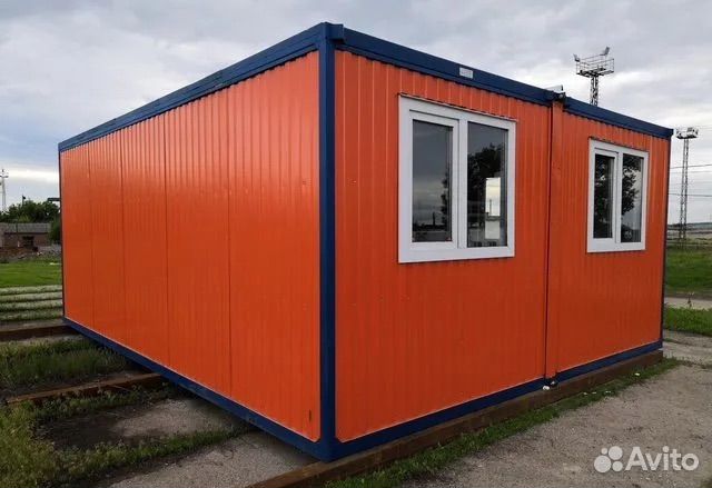 Бытовка Сантех-блок, два туалета, размер 3х2,45