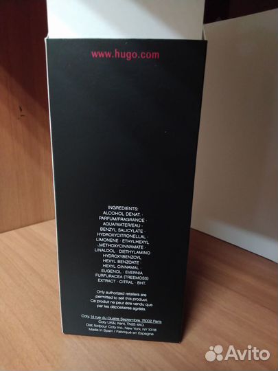 Hugo Boss deep red 90 мл оригинал