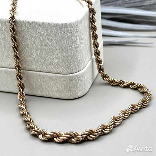 Золотая советская цепь Веревка 583 СССР