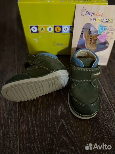 Ботинки детские кожаные новые