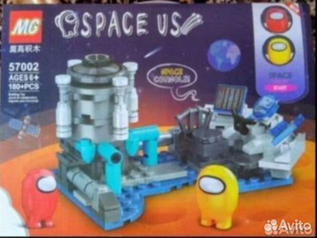 Конструктор Лего амонг ас (among ace/space US)