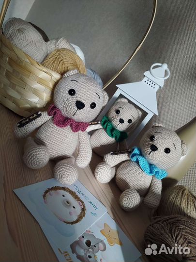 Вязаные игрушки ручной работы